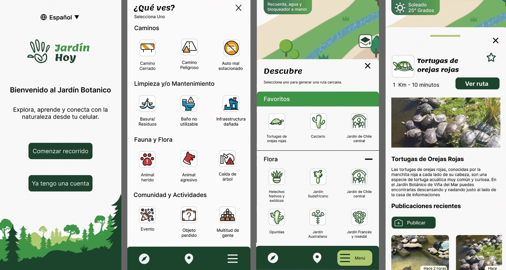 Aplicación Móvil para Monitoreo de Visitantes Jardín Botánico Nacional Viña del Mar