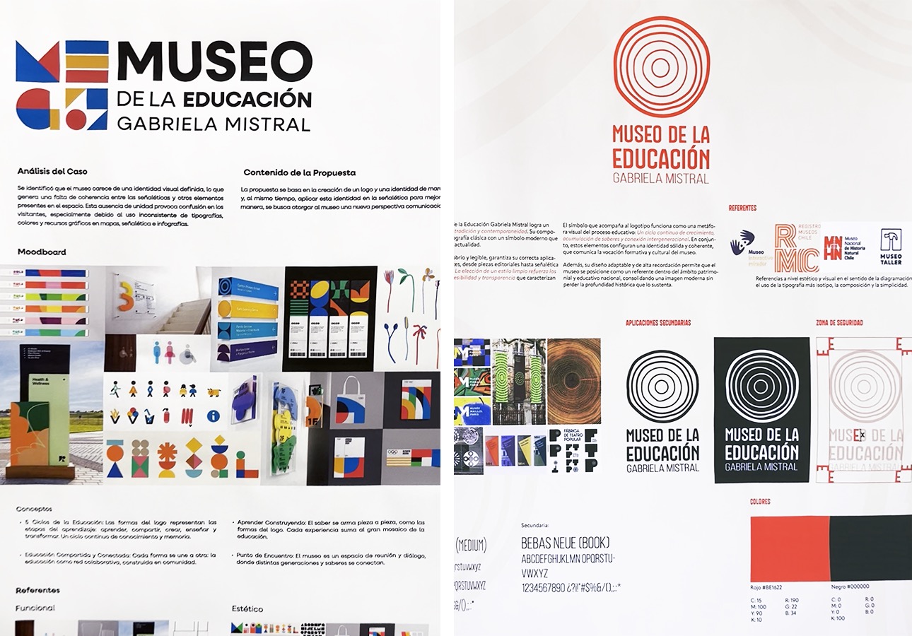 Diseño de Identidad y Señalética Museo de la Educación Gabriela Mistral