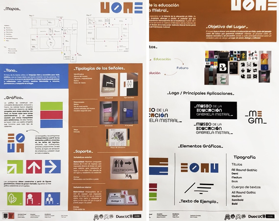 Diseño de Identidad y Señalética Museo de la Educación Gabriela Mistral