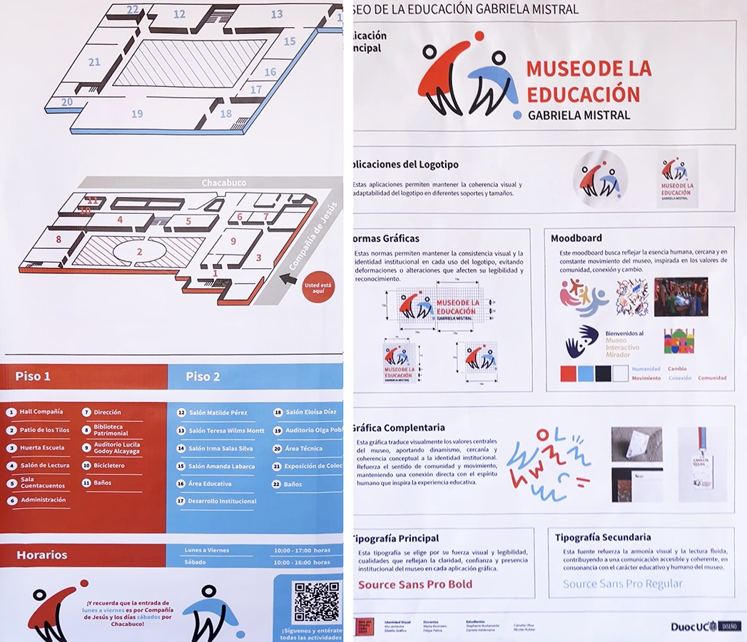 Diseño de Identidad y Señalética Museo de la Educación Gabriela Mistral