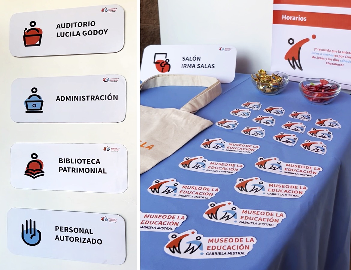 Diseño de Identidad y Señalética Museo de la Educación Gabriela Mistral