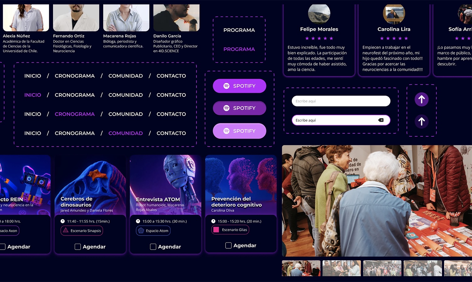 NEUROFEST el Festival de la Neurociencia – Investigación de Usuarios