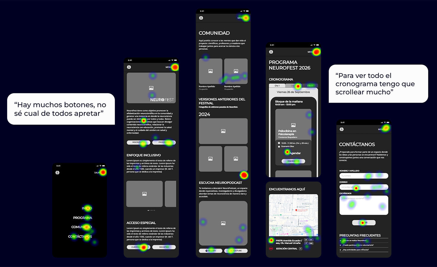NEUROFEST el Festival de la Neurociencia – Investigación de Usuarios
