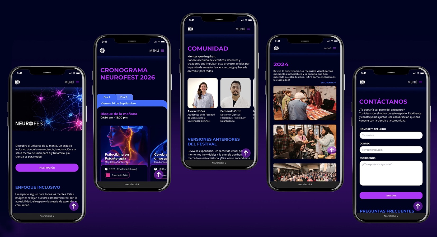 NEUROFEST el Festival de la Neurociencia – Investigación de Usuarios