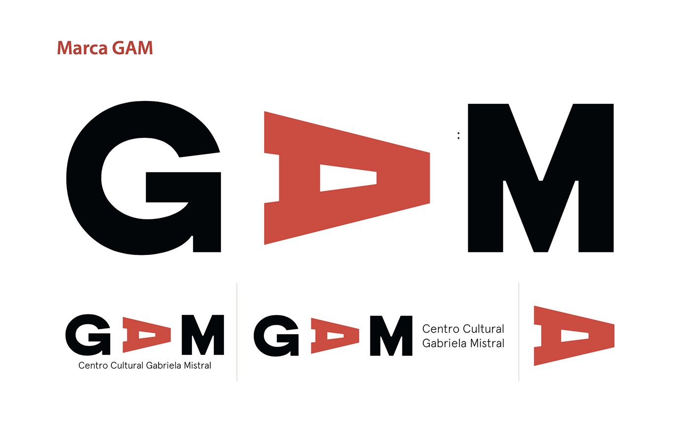 Sistema Señalético para Centro Cultural Gabriela Mistral GAM