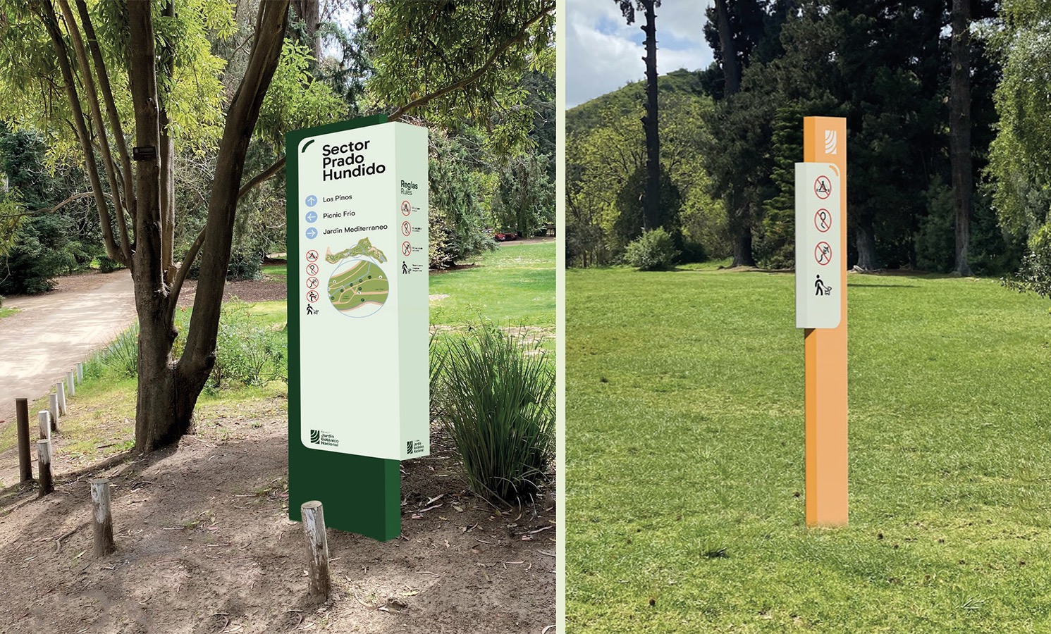 Diseño de Marca + Sistema Señalización Jardín Botánico Nacional Viña del Mar