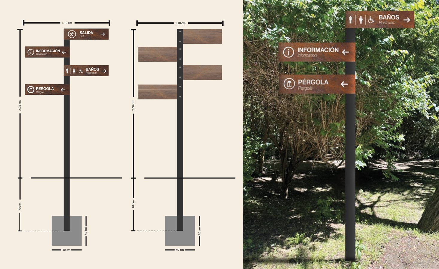 Diseño de Marca + Sistema Señalización Jardín Botánico Nacional Viña del Mar