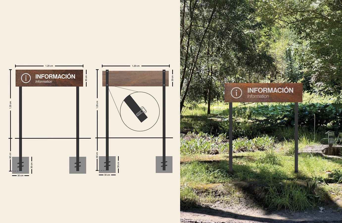 Diseño de Marca + Sistema Señalización Jardín Botánico Nacional Viña del Mar