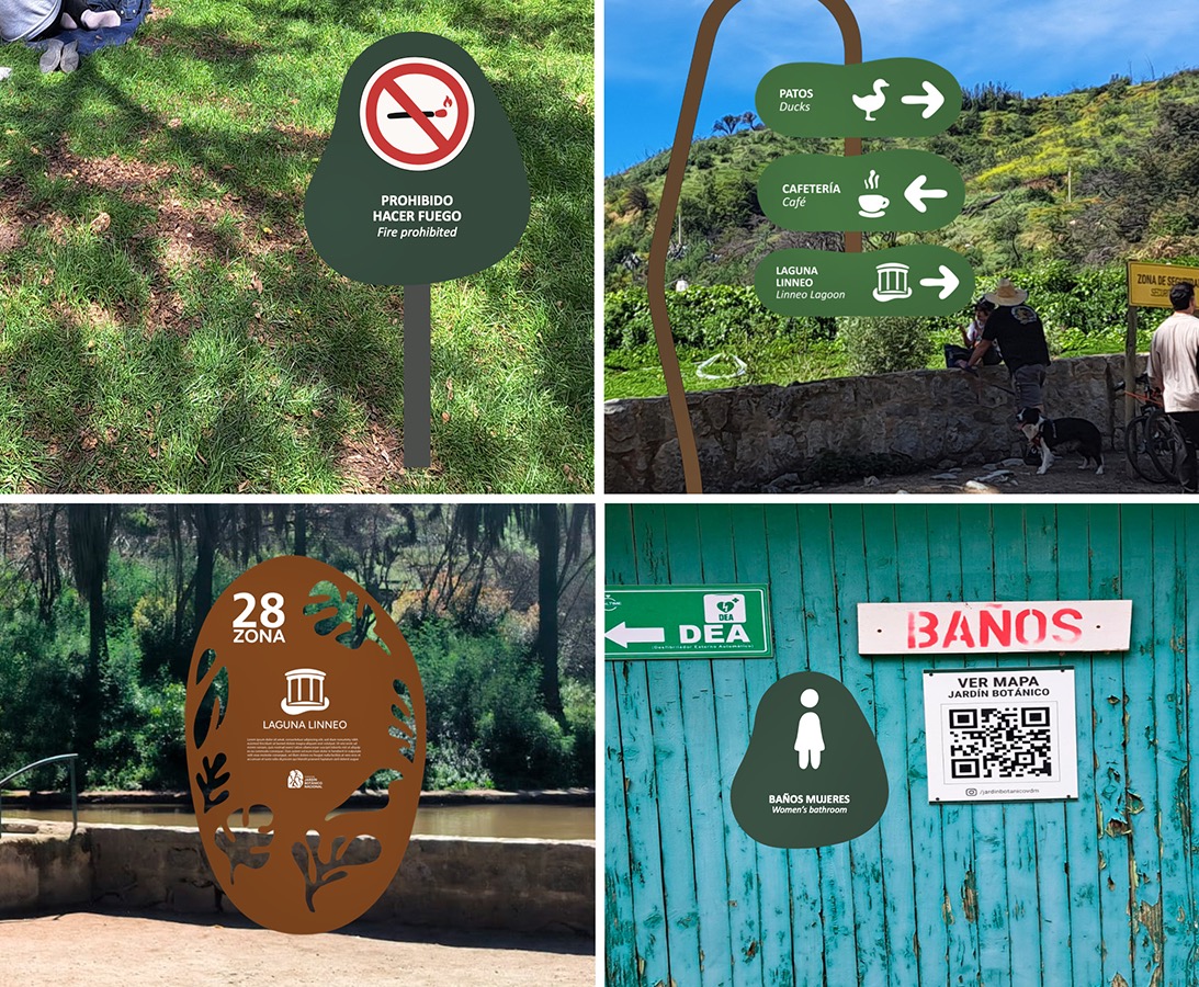 Diseño de Marca + Sistema Señalización Jardín Botánico Nacional Viña del Mar