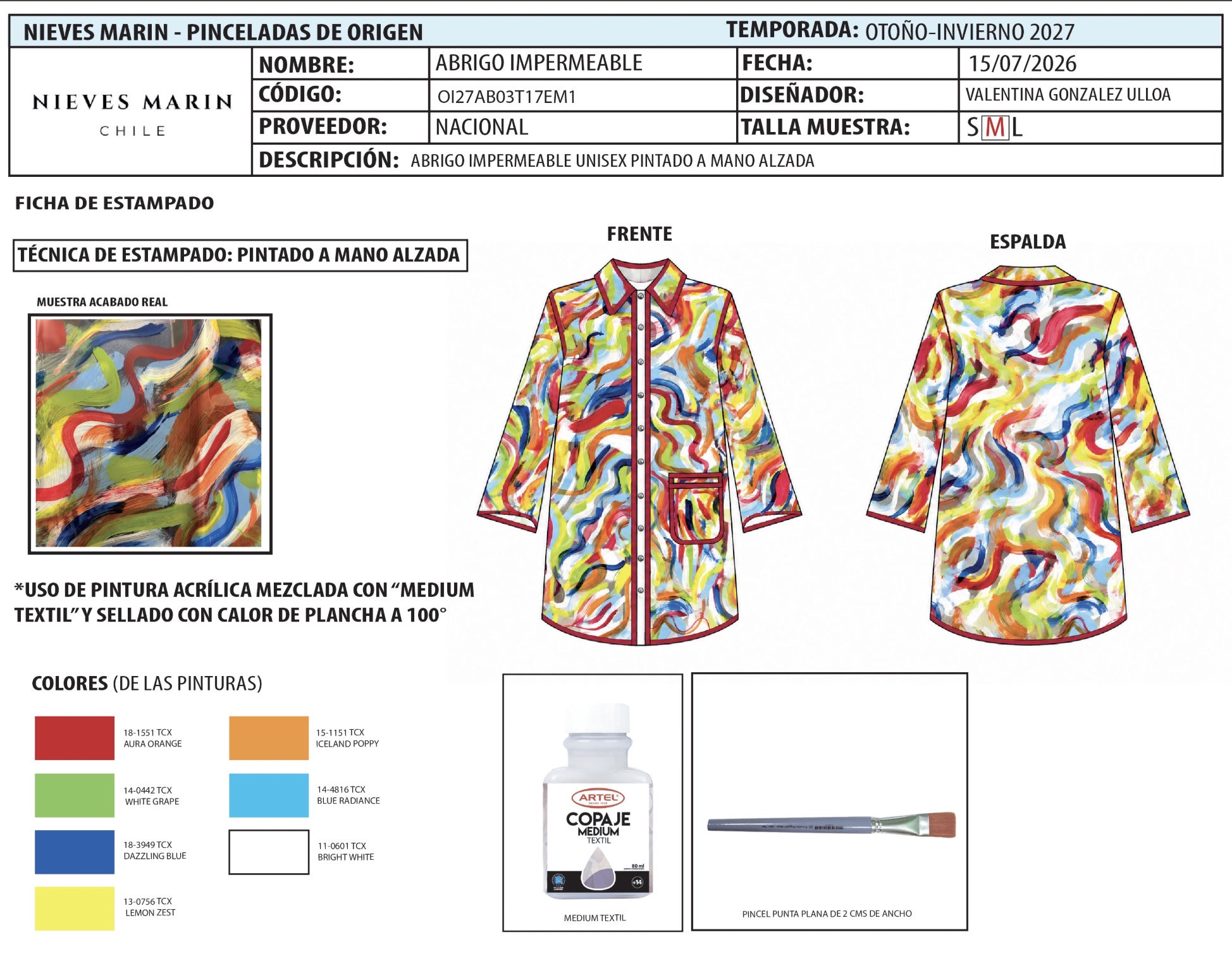 Colección Vestuario Otoño Invierno ’26 – Nieves Marín
