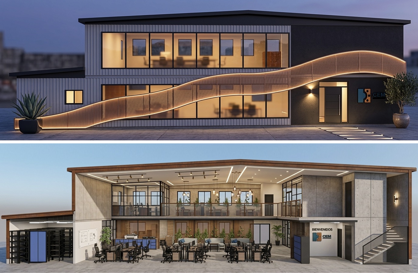Diseño Planta de Procesos y Casa Administrativa Empresas