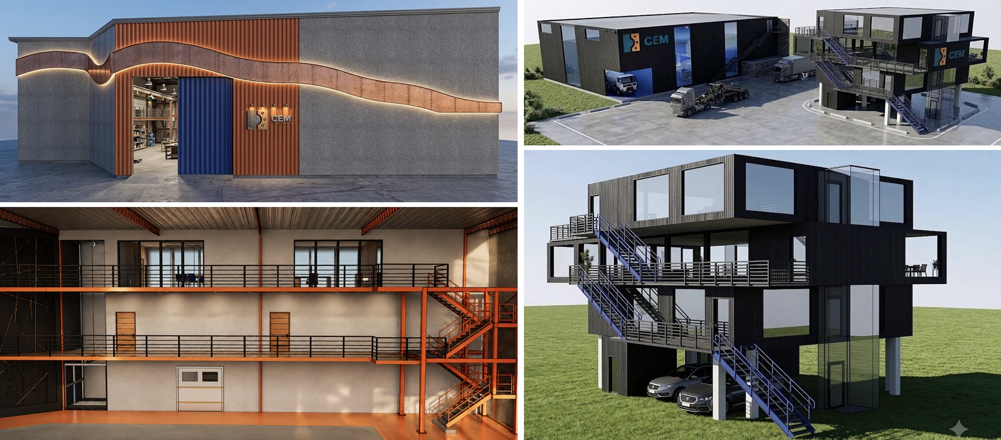 Diseño Planta de Procesos y Casa Administrativa Empresas