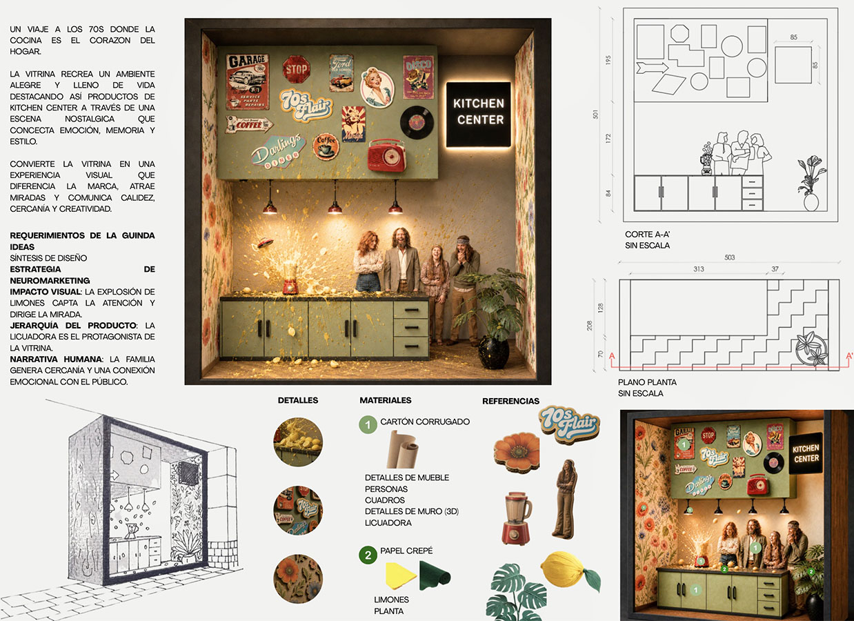 Diseño de Vitrinas – Guinda Producciones