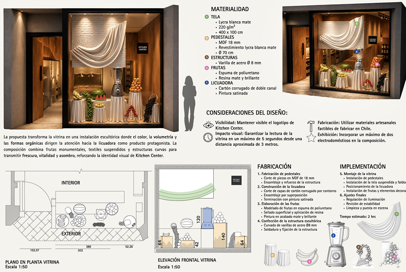Diseño de Vitrinas – Guinda Producciones