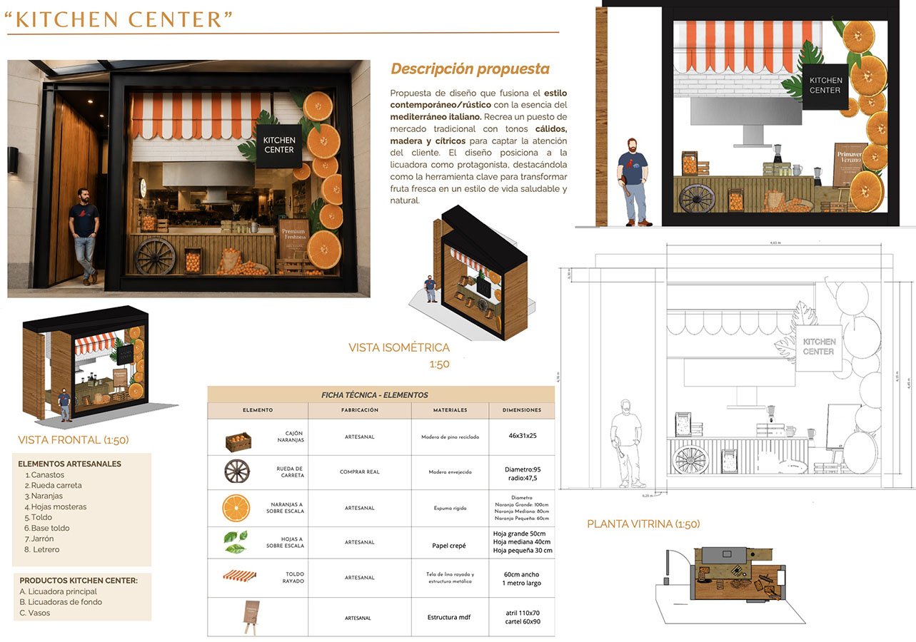Diseño de Vitrinas – Guinda Producciones