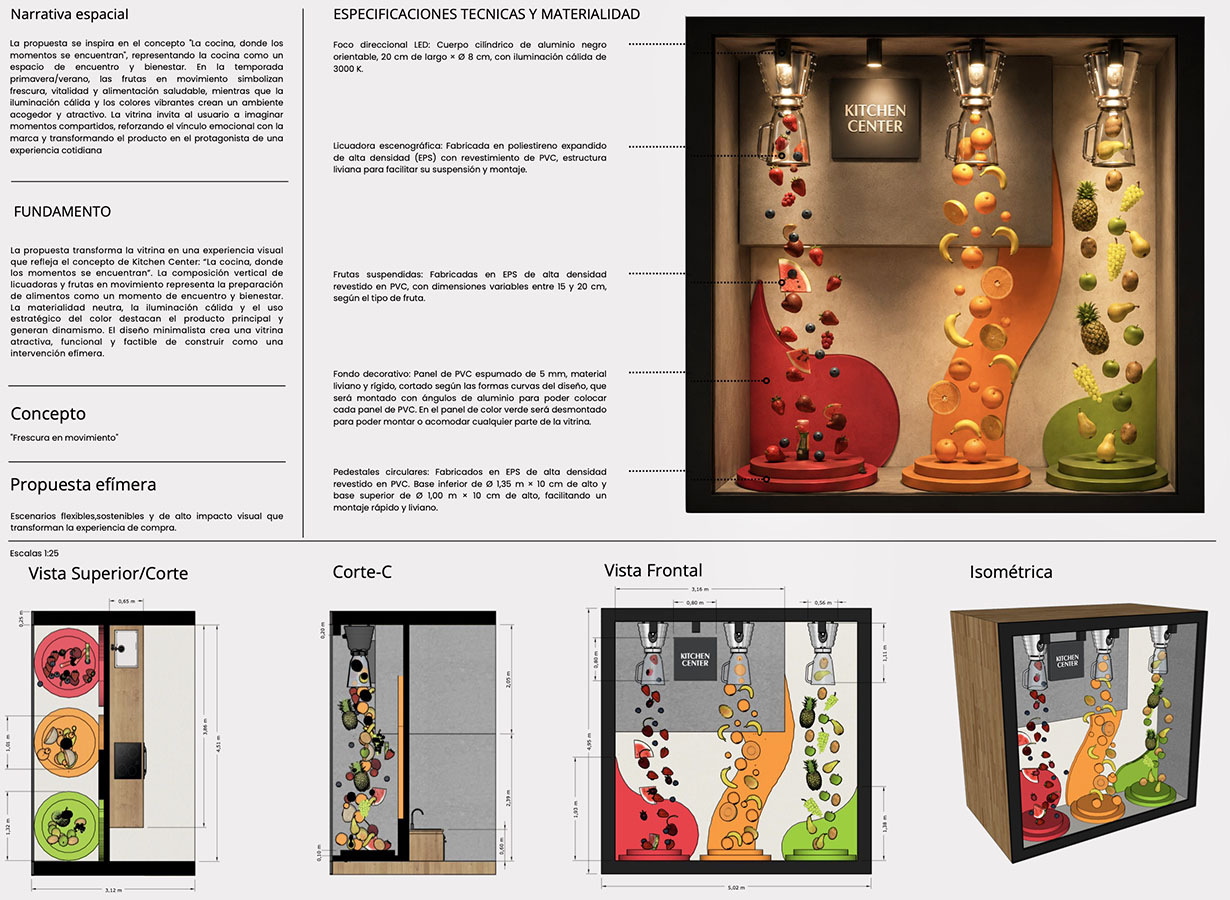 Diseño de Vitrinas – Guinda Producciones