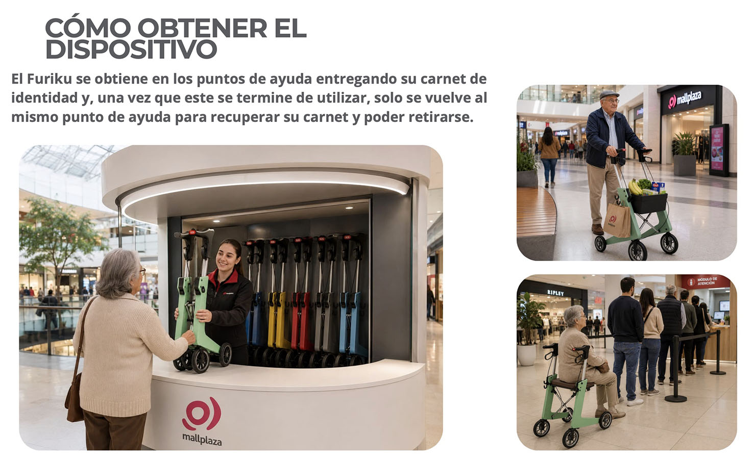 Acercando al Adulto Mayor a los Centros Comerciales