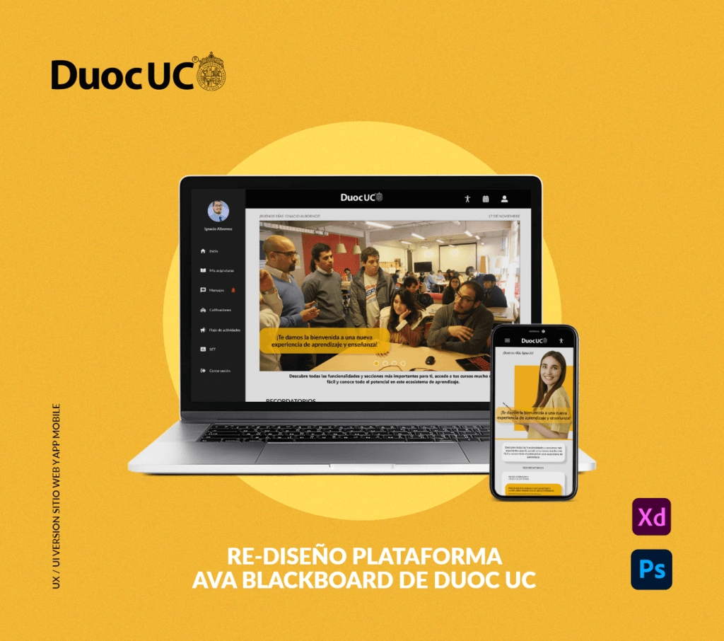 Re diseño de plataforma ava blackboard