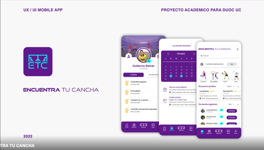 APP ENCUENTRA TU CANCHA