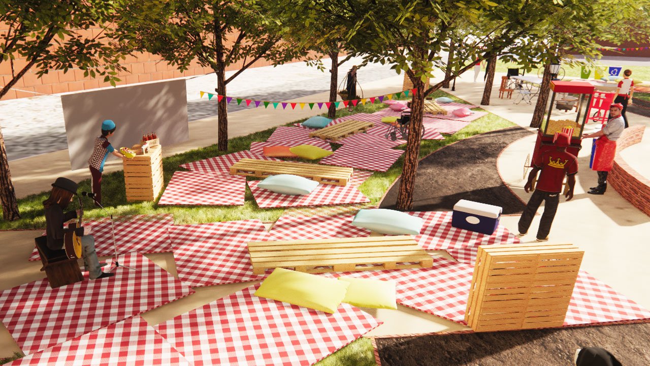 Picnic comunitario – Villa San Cristóbal, Recoleta