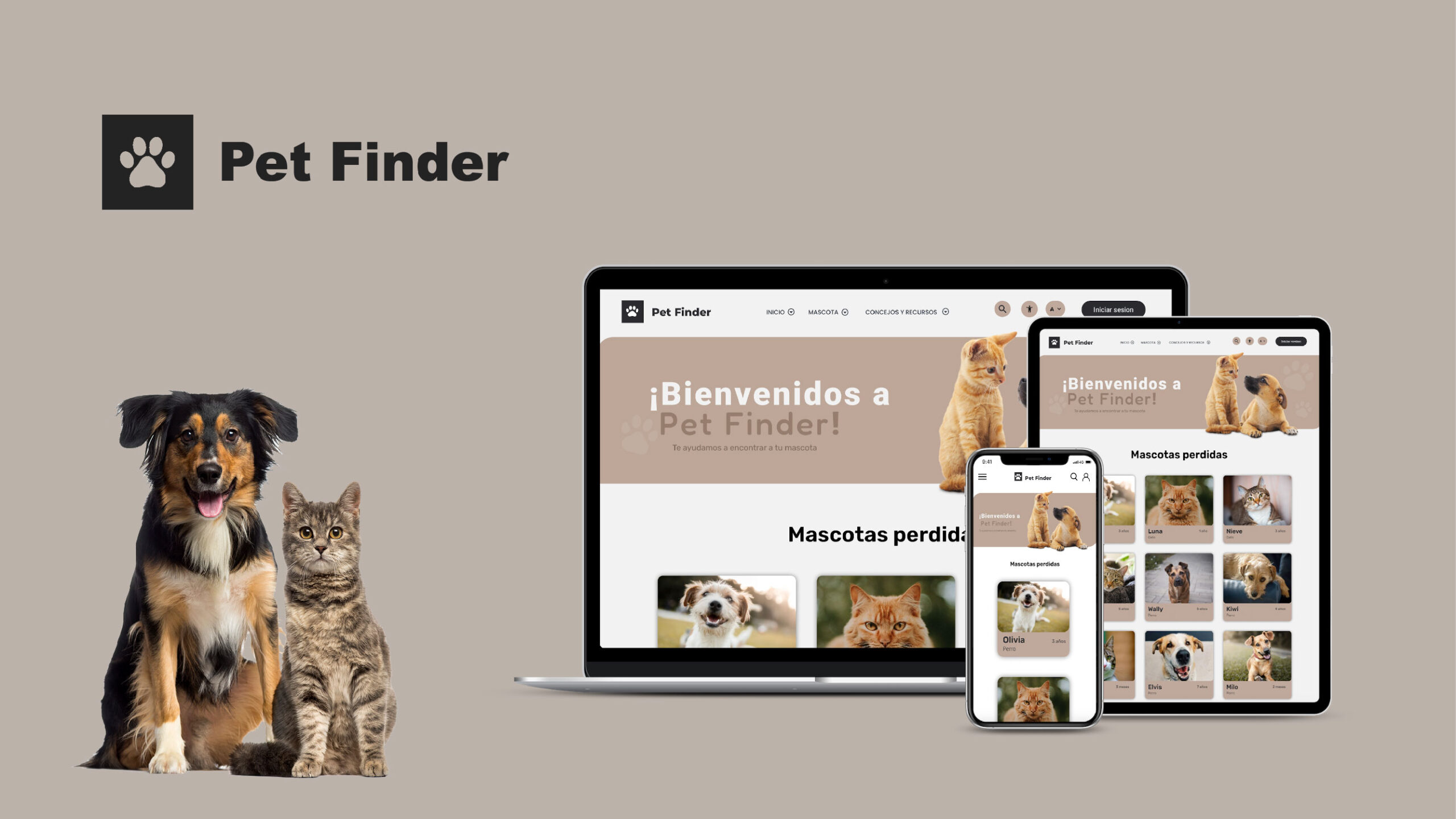 Proyecto digital Pet Finder