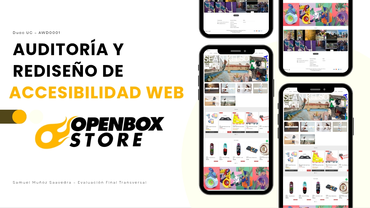 Auditoria y rediseño de Openboxstore
