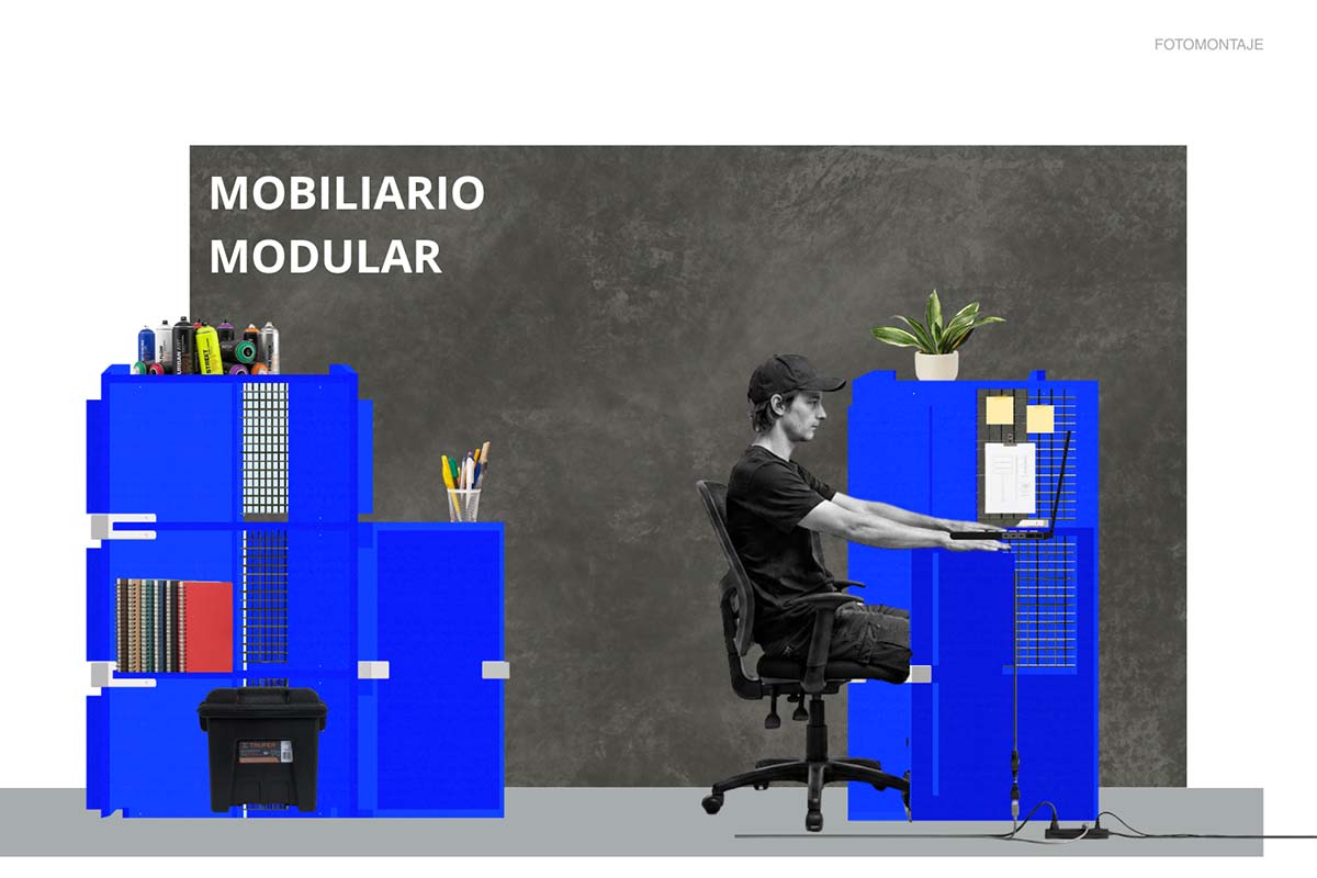 Mobiliario modular – Diseño centrado en el usuario