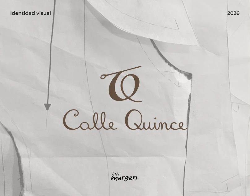 Diseño de identidad Calle Quince