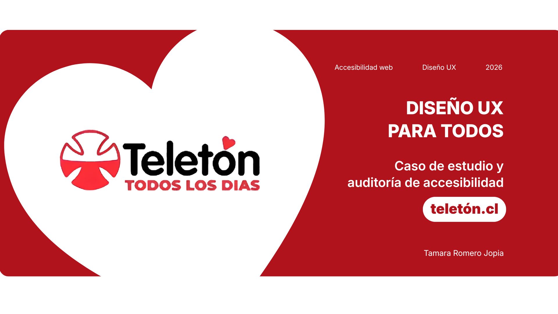 Auditoría de accesibilidad web – «Diseño UX para todos»