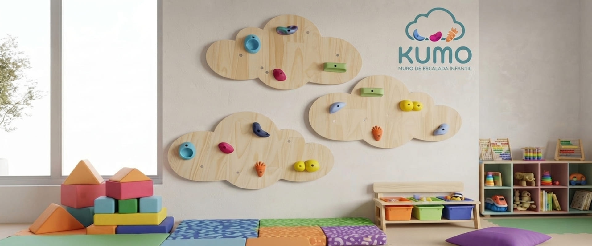 KUMO muro de escalada modular