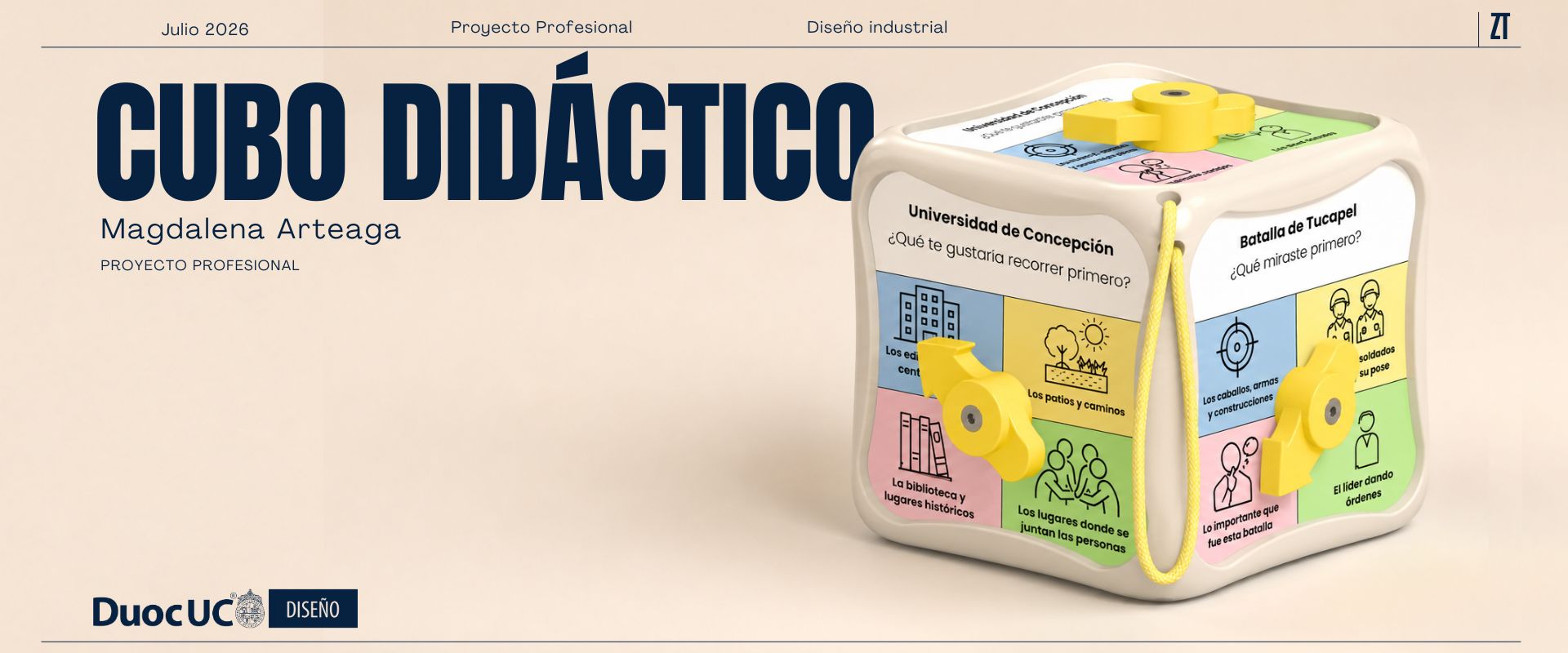 Cubo Didactico para la Galeria de Historia de Concepción