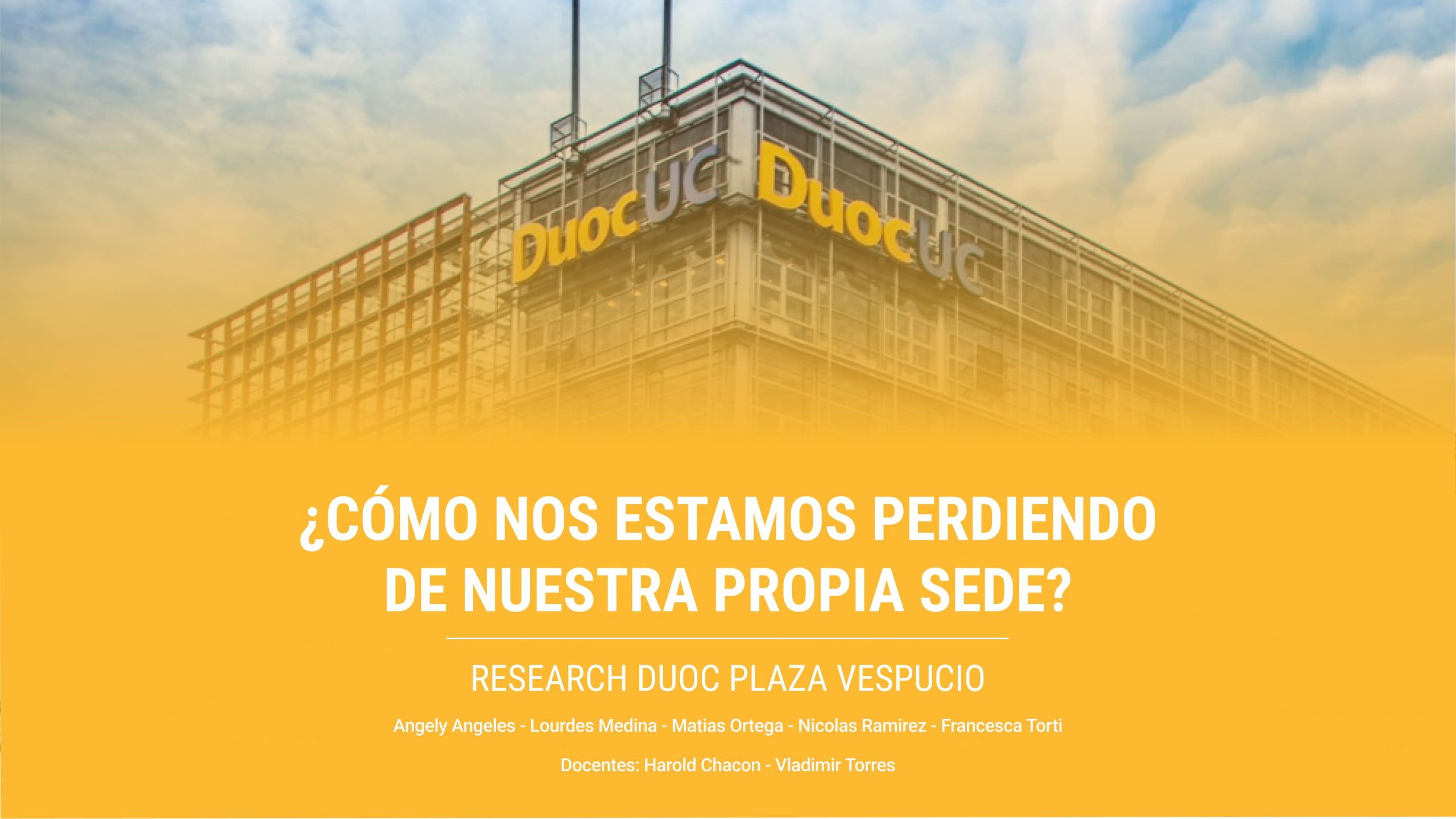 Research DuocUC Plaza Vespucio