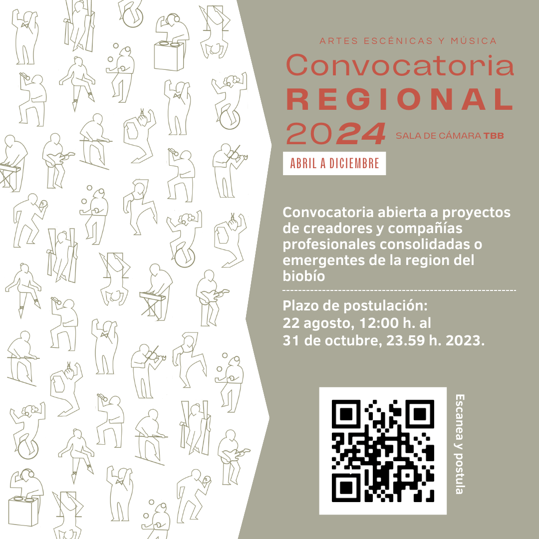 Sistema iconográfico para Convocatoria 2024 del Teatro Biobío
