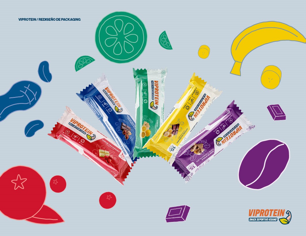 Viprotein | Rediseño de packaging