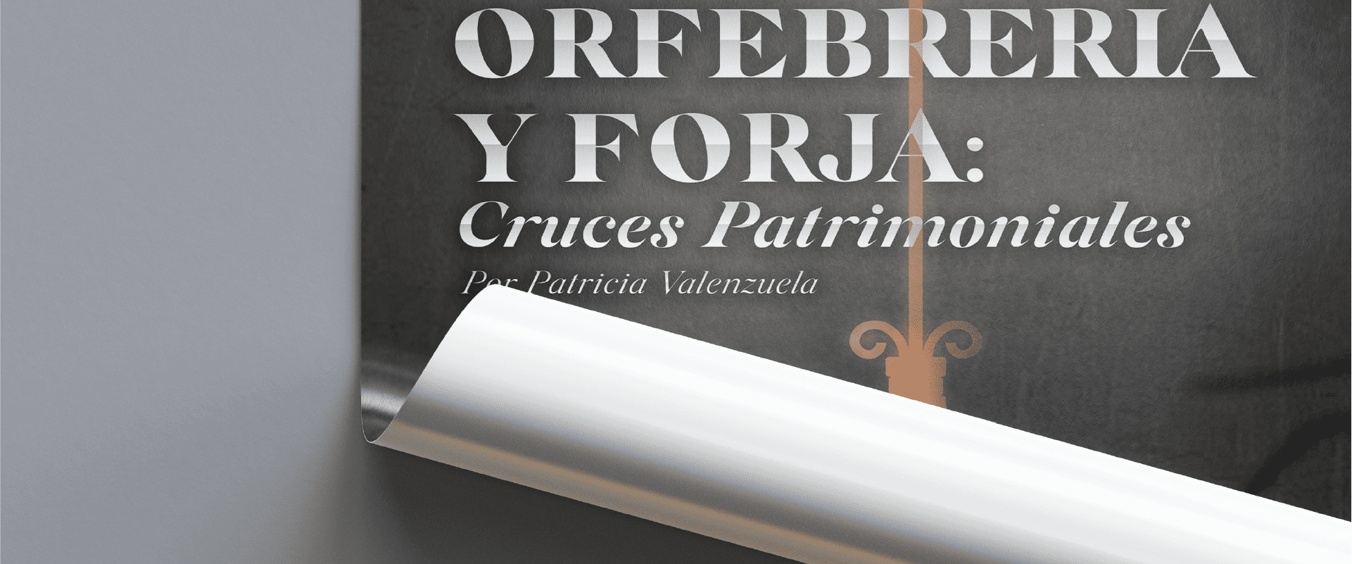 Identidad Visual exposición temporal, Orfebrería y Forja: Cruces Patrimoniales
