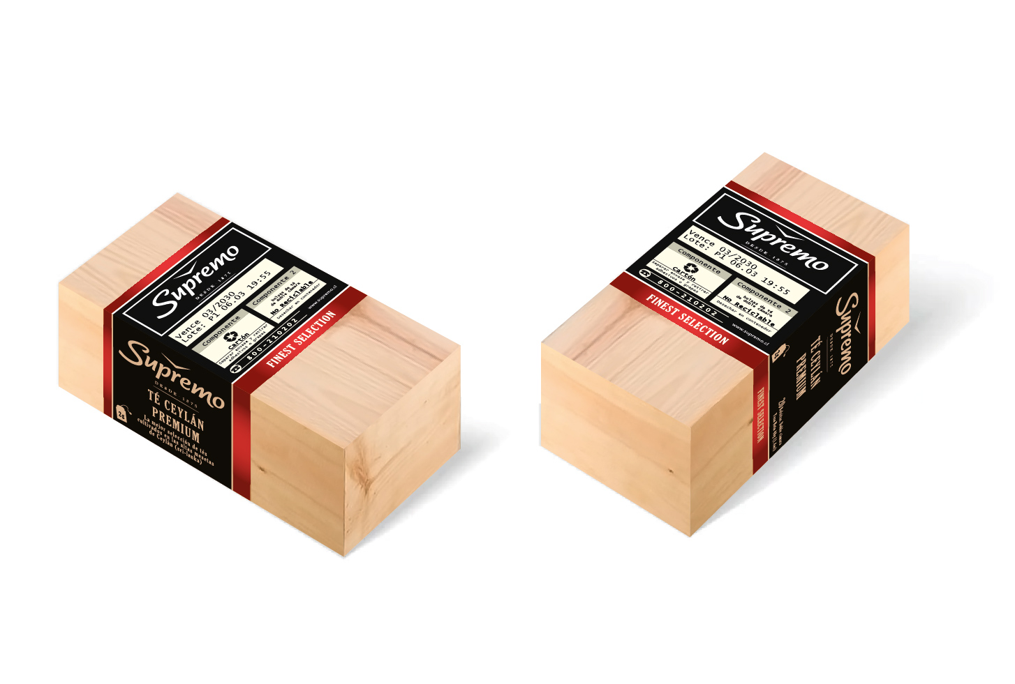 Rediseño de un packaging desde el ecodiseño – Té Supremo