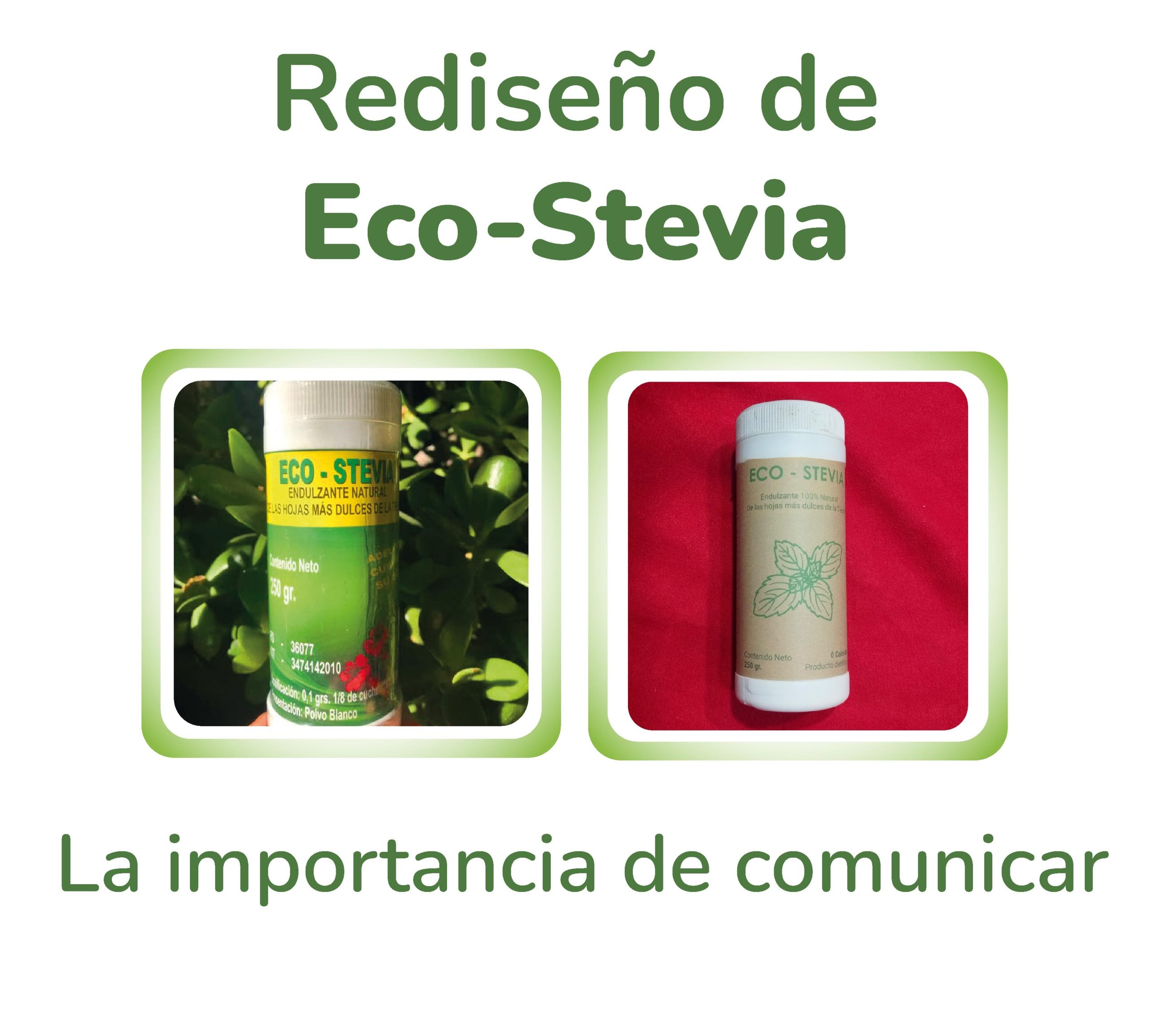 Rediseño packaging Eco-Stevia