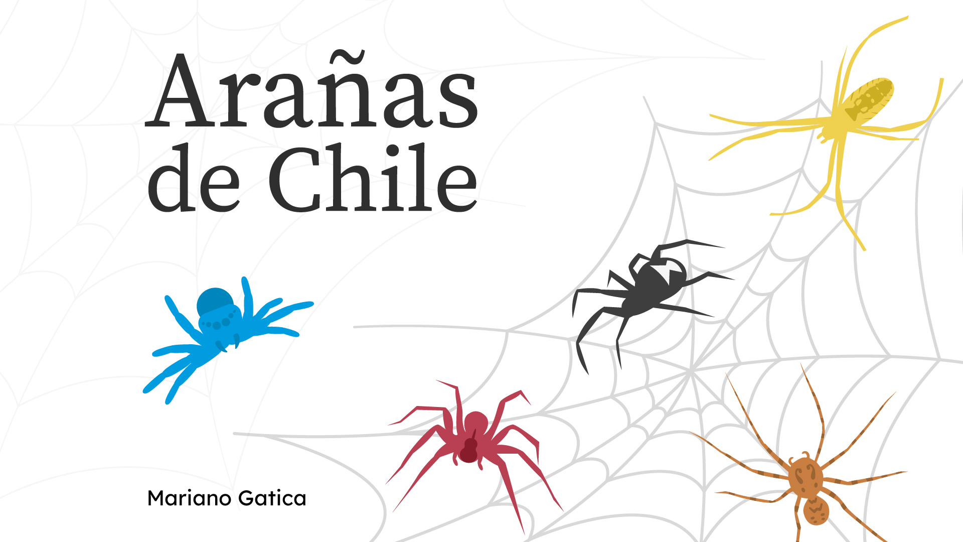 Libro Arañas de Chile