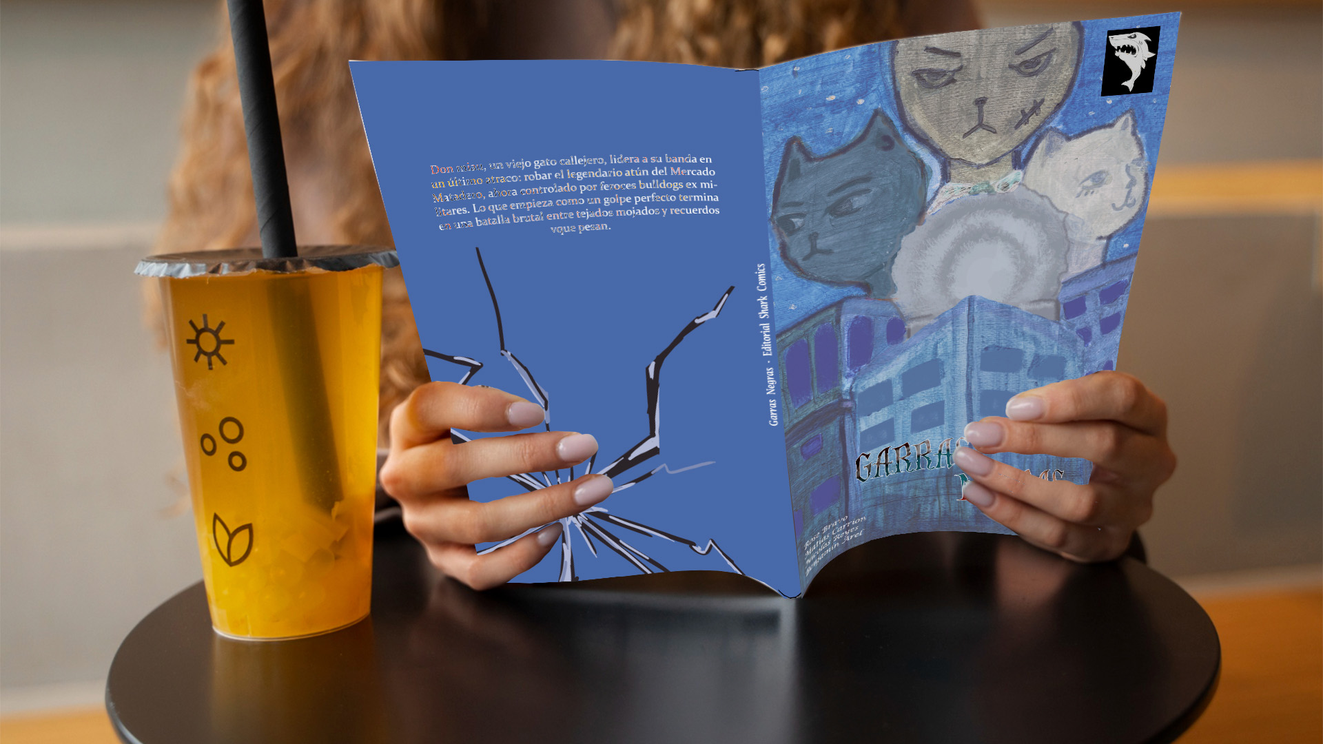 Garras Negras, Shark Comic, Novela Grafica