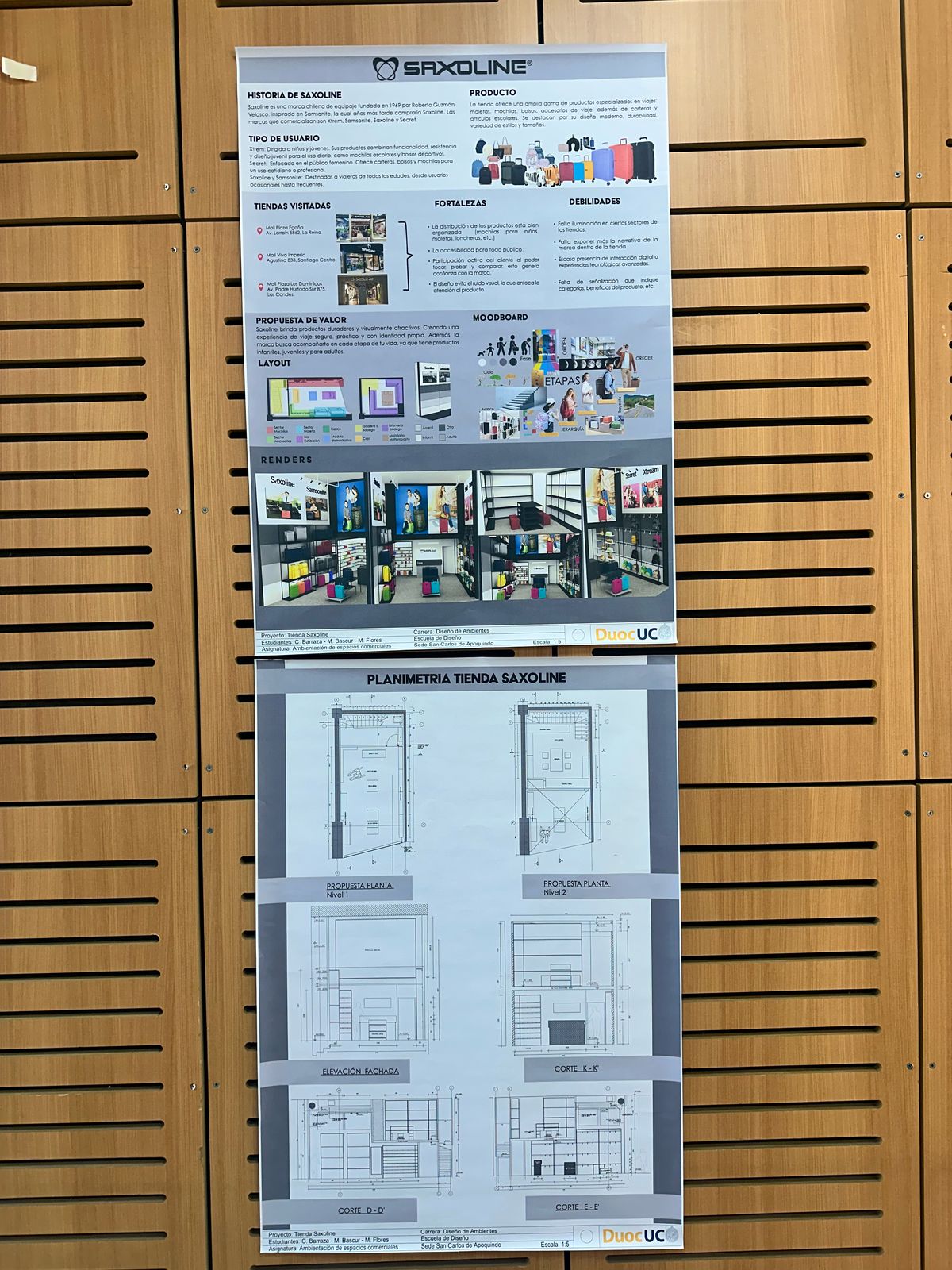 Diseño de espacio comercial: Saxoline