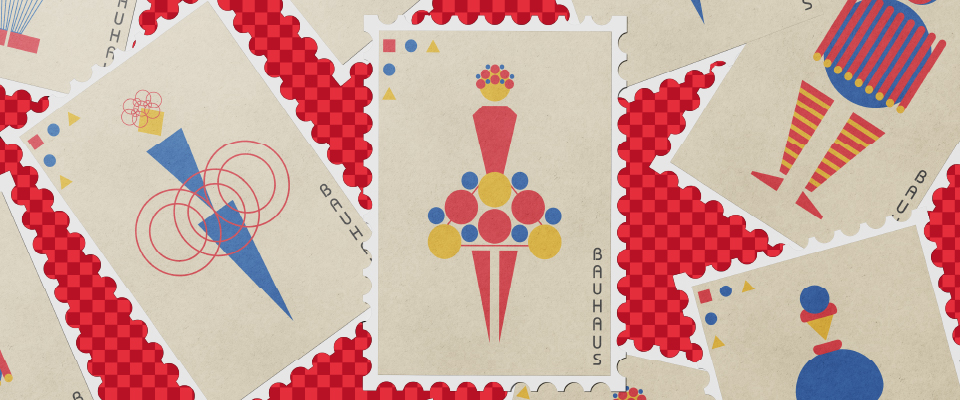 Personajes Bauhaus — Sistema geométrico para Fiesta de Disfraces