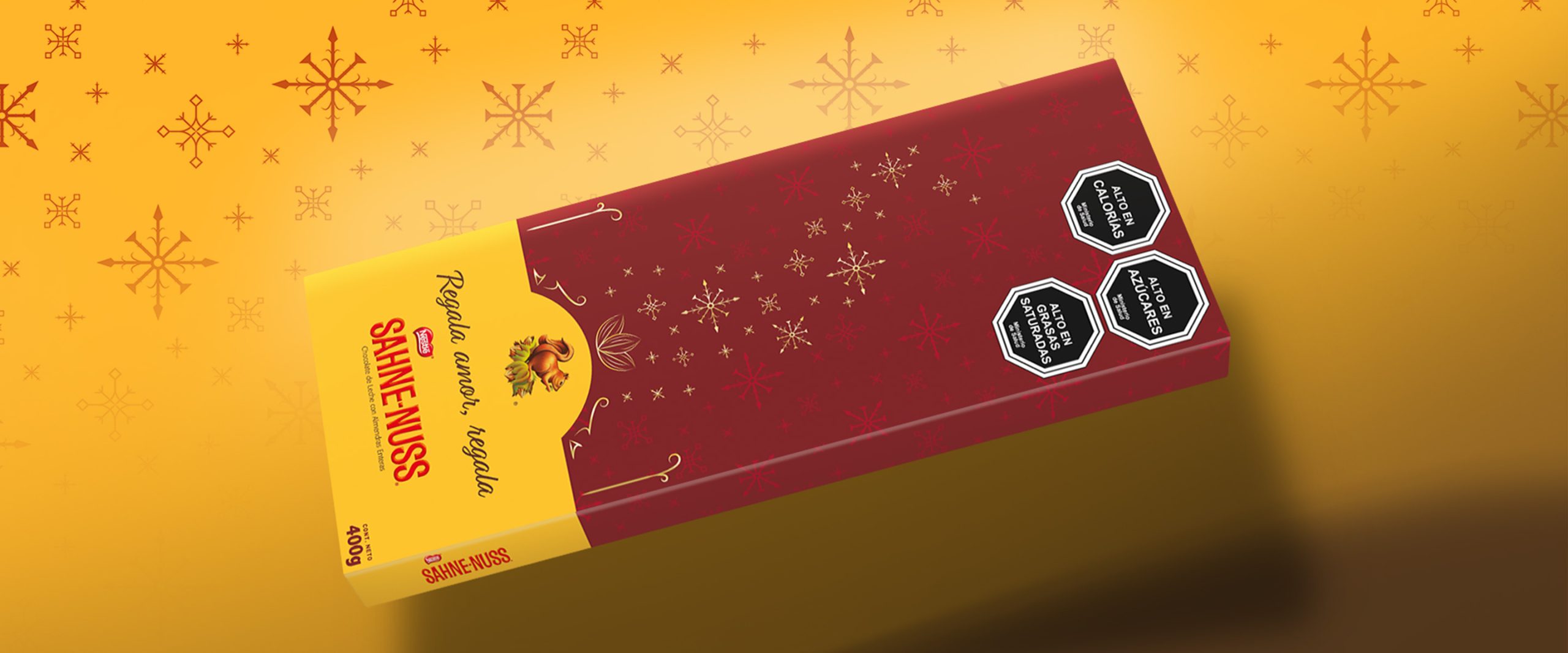 Rediseño de Packaging Nestlé | Sahne-Nuss Navidad