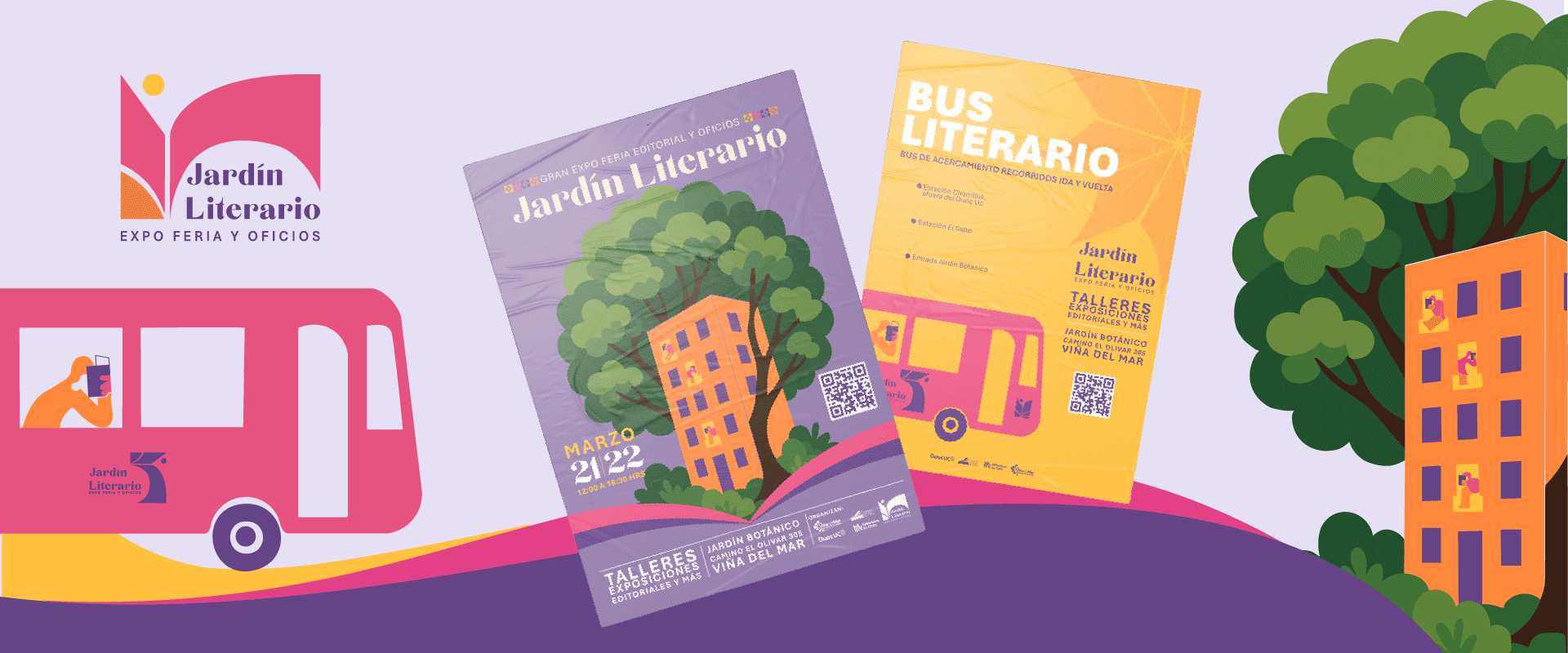 Identidad y Sistema Señalético para un Evento Efímero: Jardín Literario