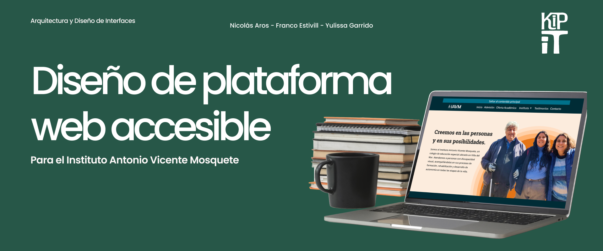 Diseño de plataforma web accesible – Agencia KIPIT